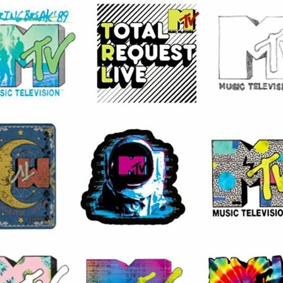 50pcs MTV Vinyl Waterproof Sticker Matte Finish - Picture 4 of 4